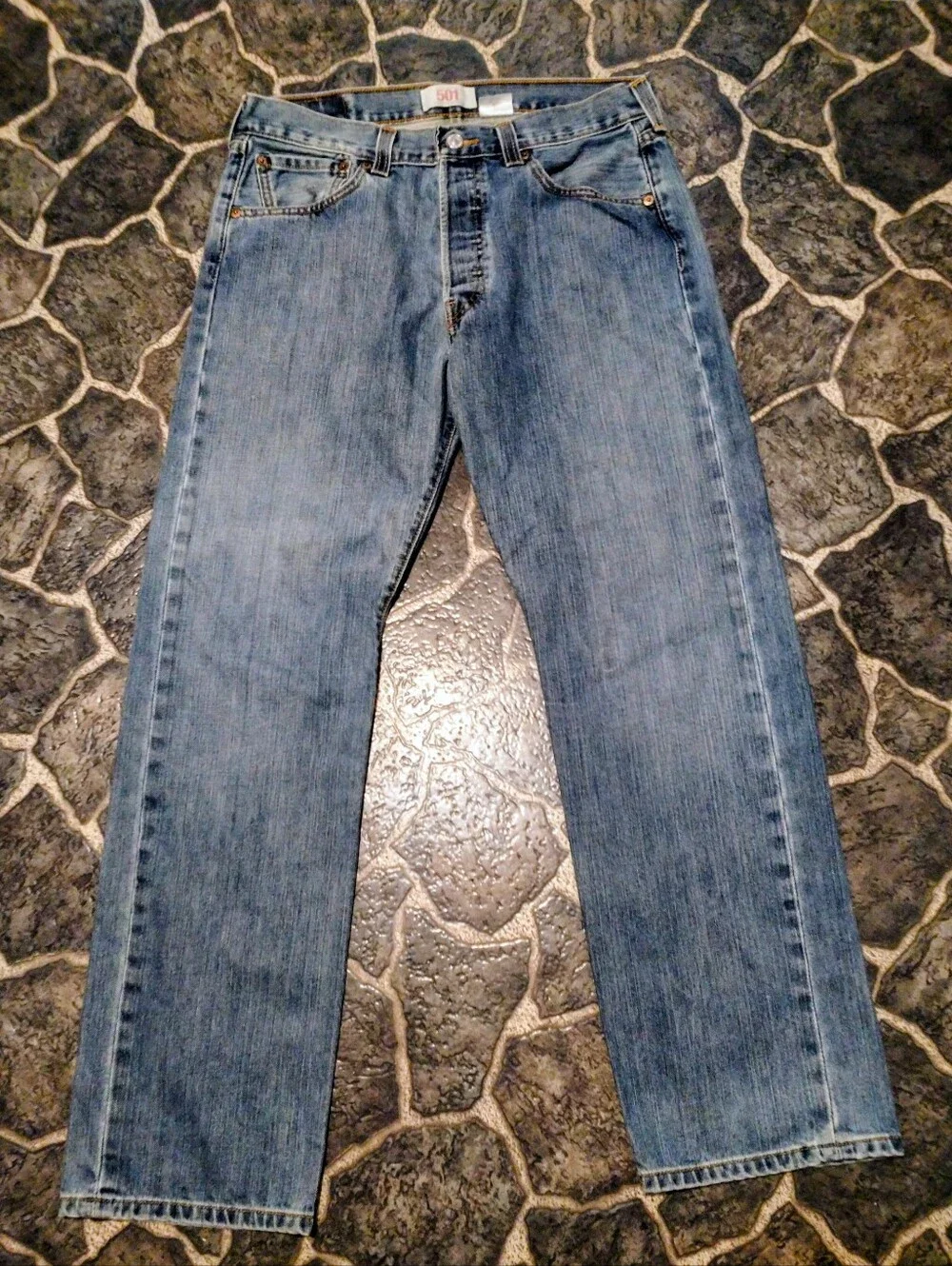 LEVIS 501 Button fly red tab mens jeans  32 